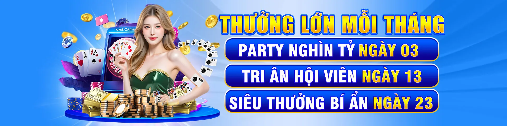 Banner chính khuyến mãi gun88 nổ hũ